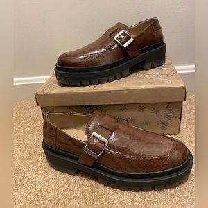 FP Leather MacKenzie Loafer Caramel  8.5